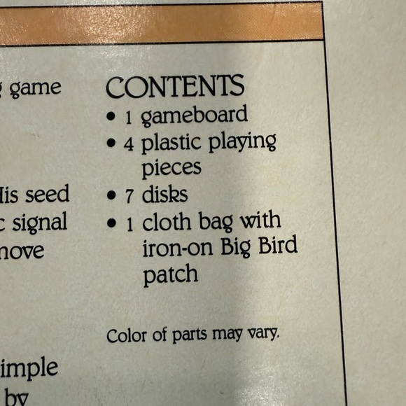 Vintage 1986 Milton Bradley Sesame Street “My First Games Stop & Go Game” - Picture 9 of 9